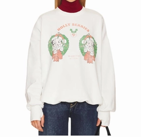Holly Berries Sweater In White Layering Piece