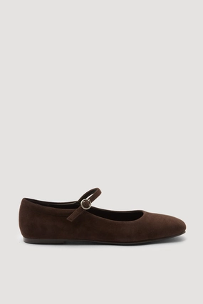 Anti Odor Technology comfort shoes Beth Suede Ballet Flat