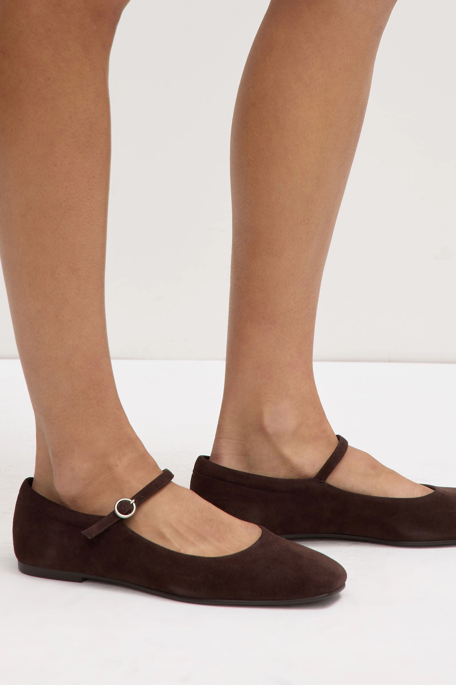 Beth Suede Ballet Flat Cloud Comfort Footwear