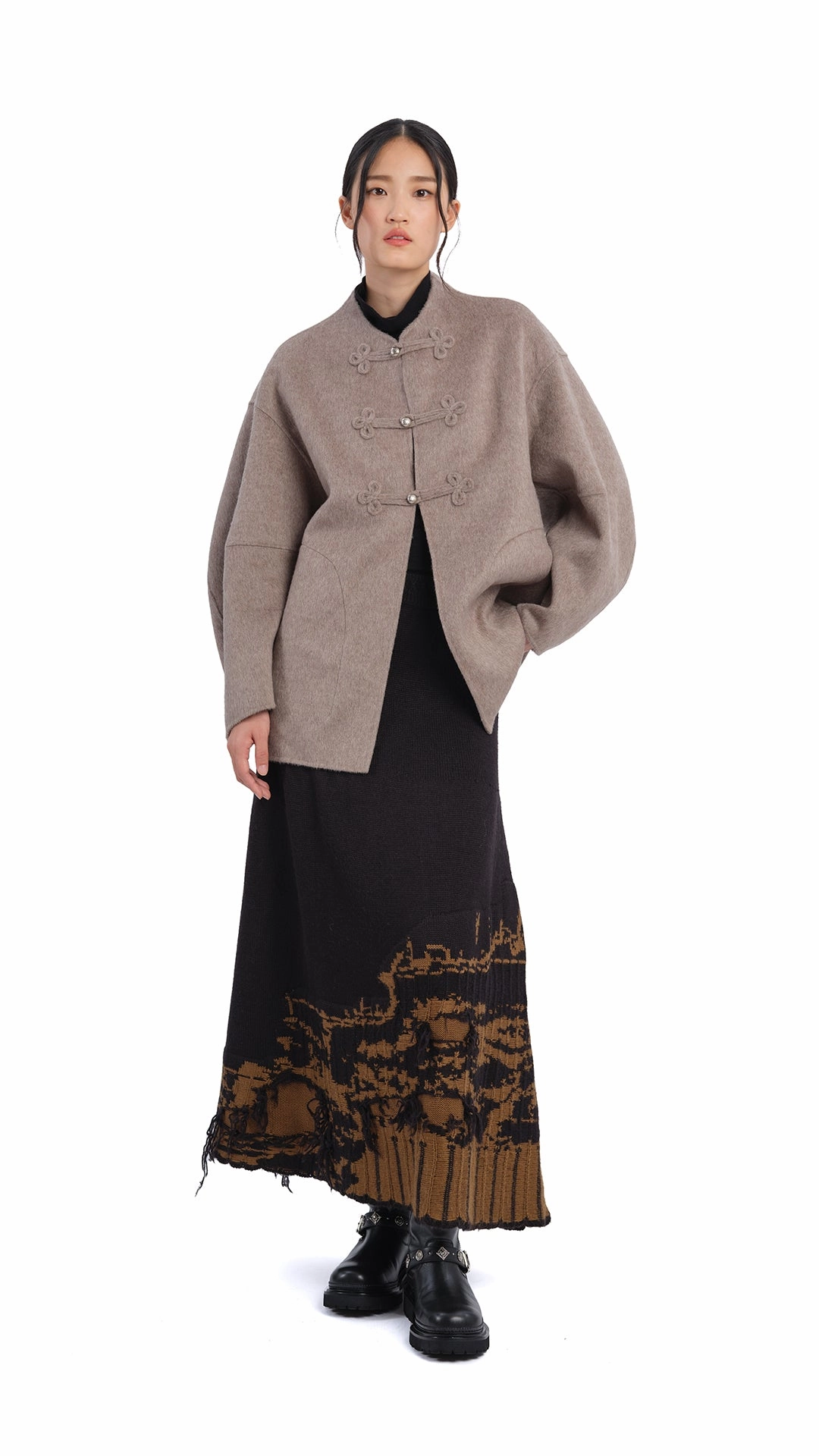 Queen Sisi Knitted Skirt Smart Texture Easy Care