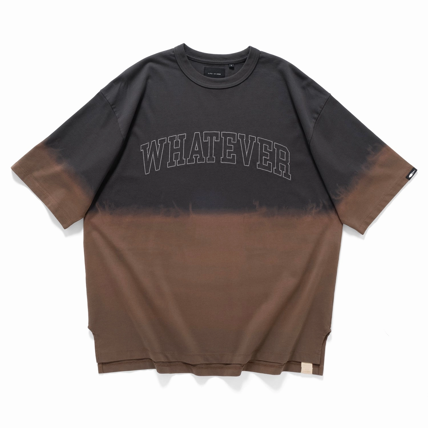 Cross Grain Knit Smart Wear (TP1563) Dyed Message Embroidery Tee