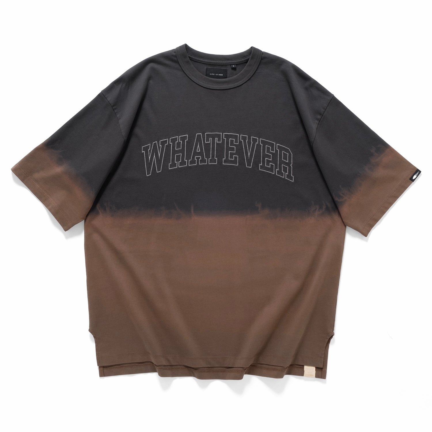 Breathable mesh lining (TP1563) Dyed Message Embroidery Tee