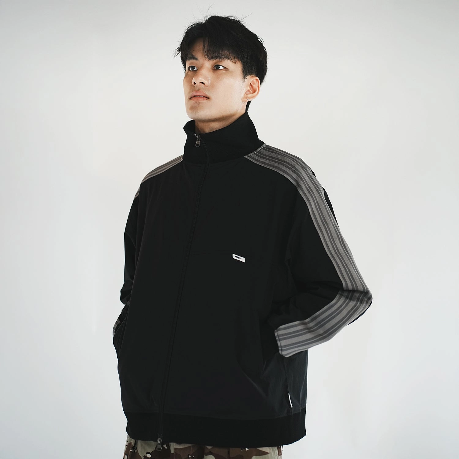 Hybrid Layering System (JK373) Track Jacket Soft Comfort Design Spring Layer