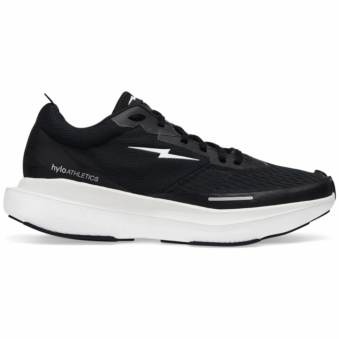 Cushioned Landing SlipOnConvenience Hylo Impact Running Shoes Black / White