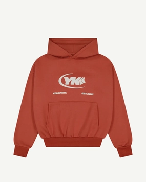 Oversized Fit Icon Hoodie | Vintage Red