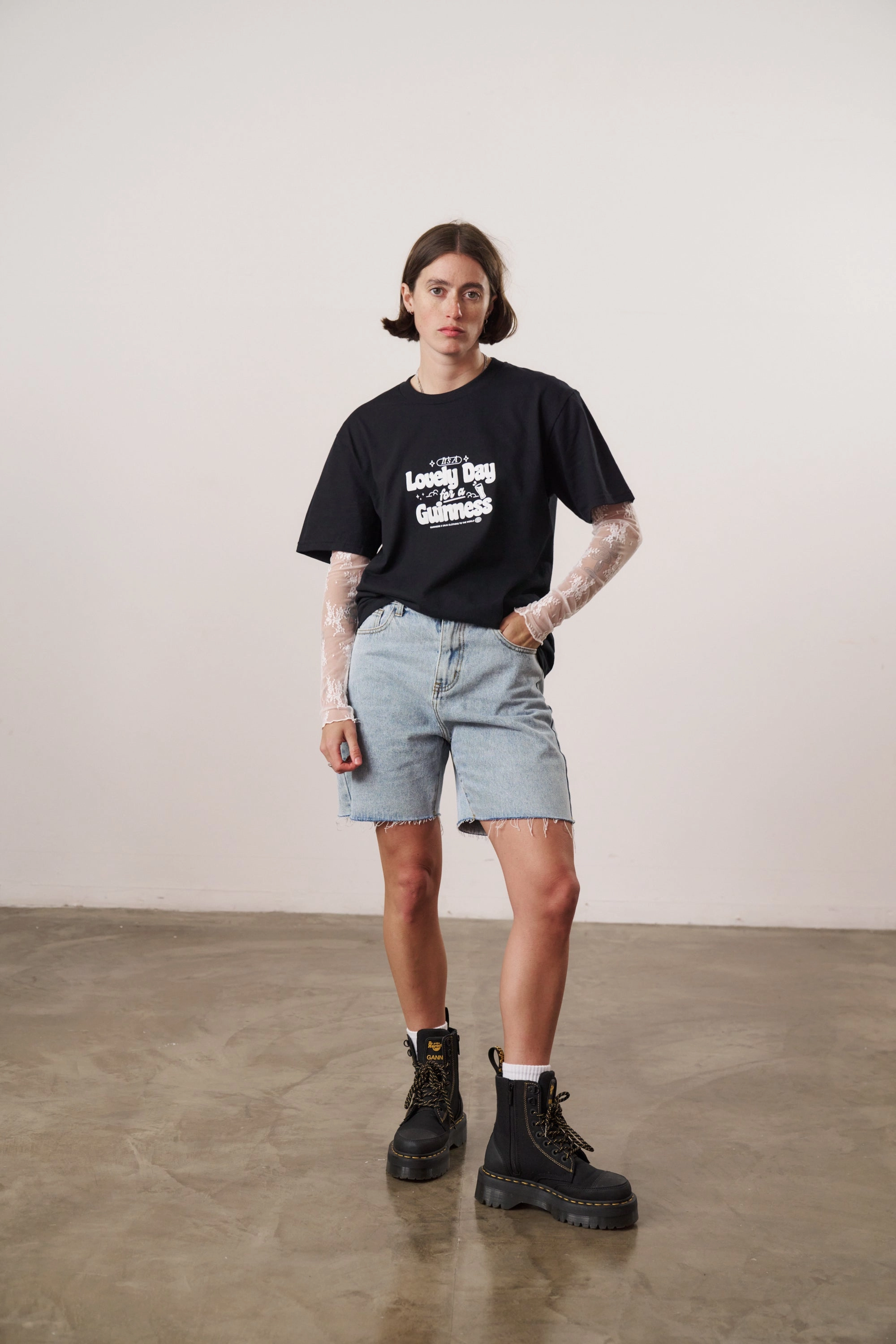 Guinness x UN:IK 'Worldwide' Tee - Black OdorResistant Fabric