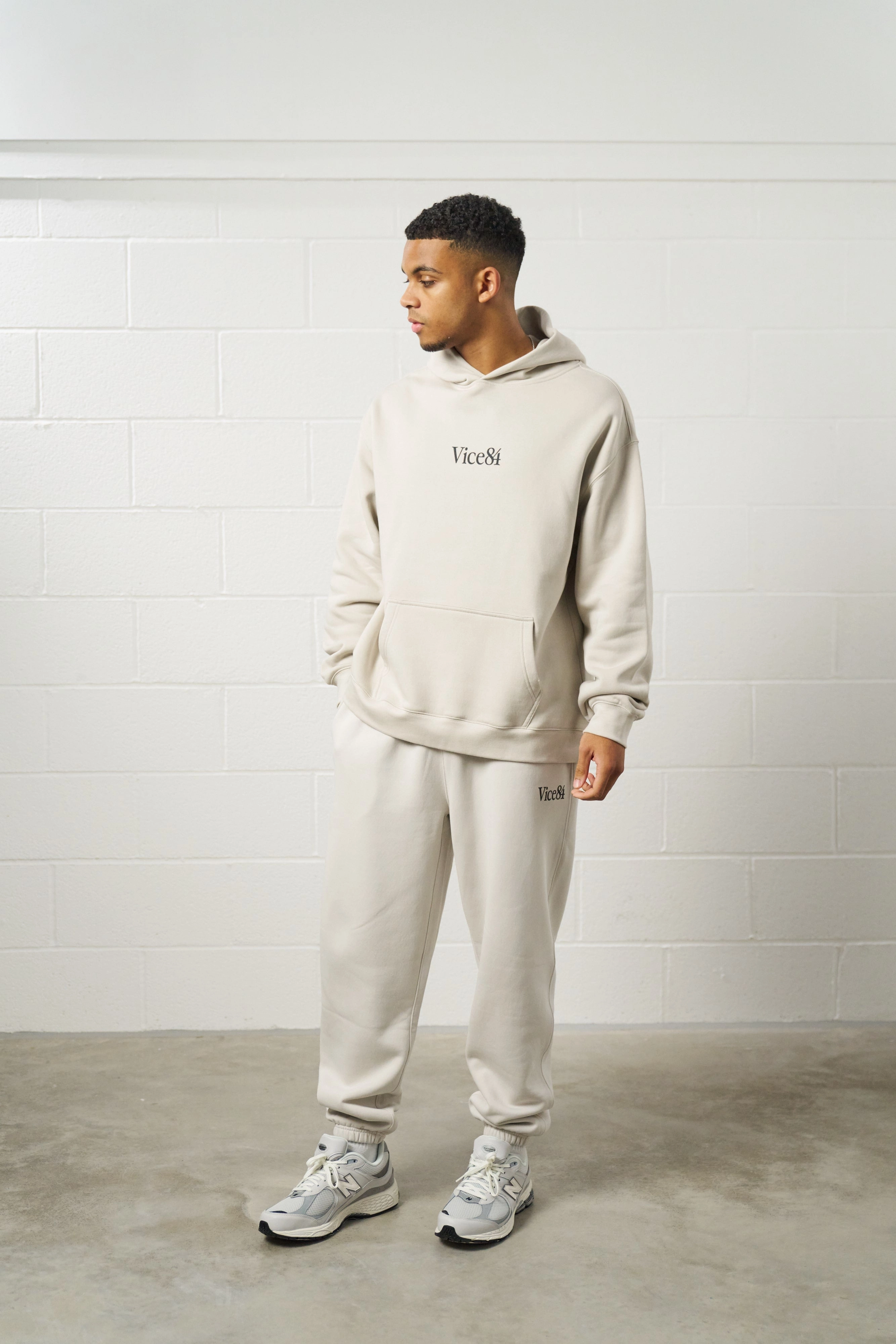 No Frills Fit Vice 84 Premium Joggers - Bone