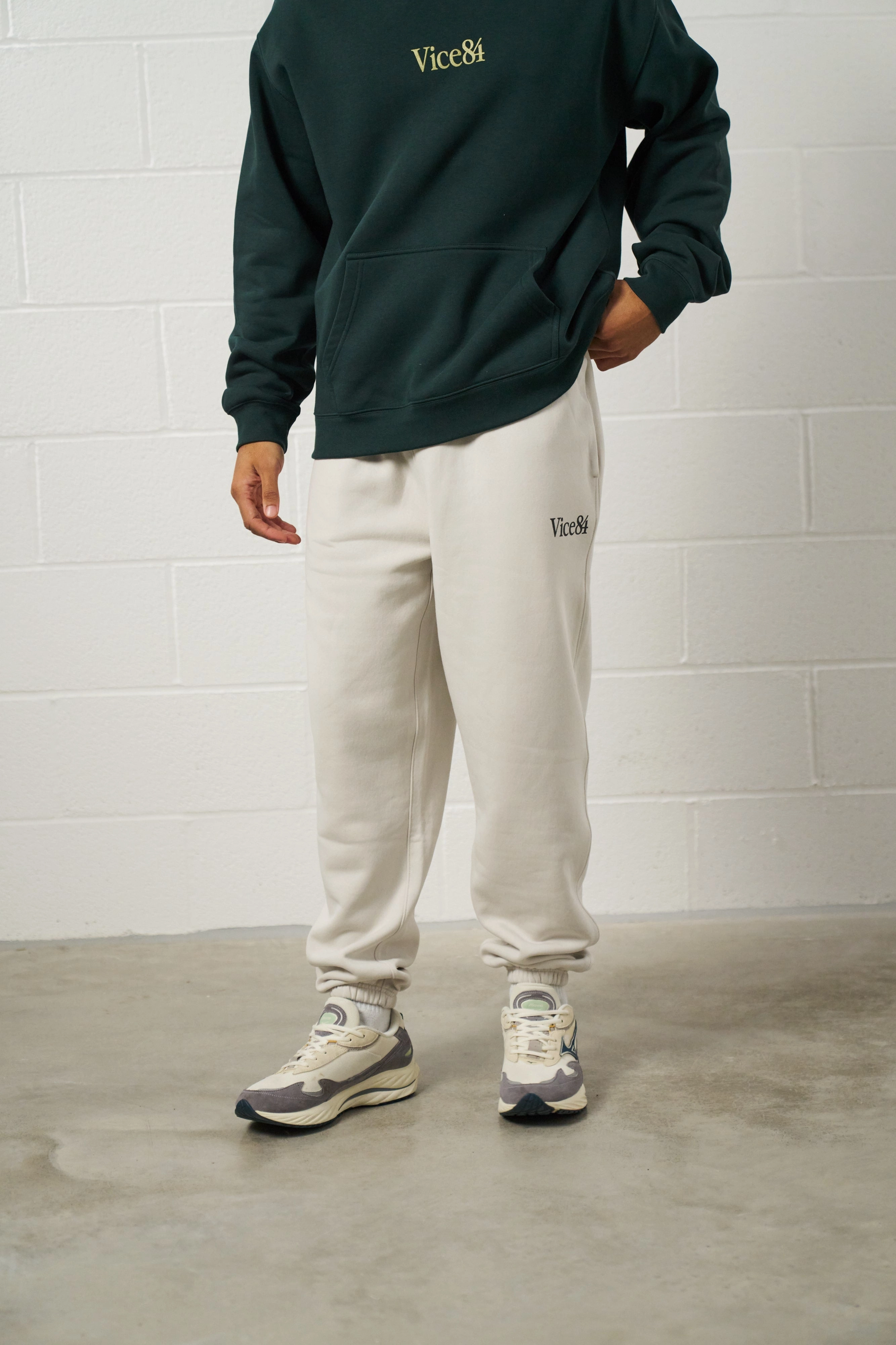 Vice 84 Premium Joggers - Bone Easy Comfort Free Movement