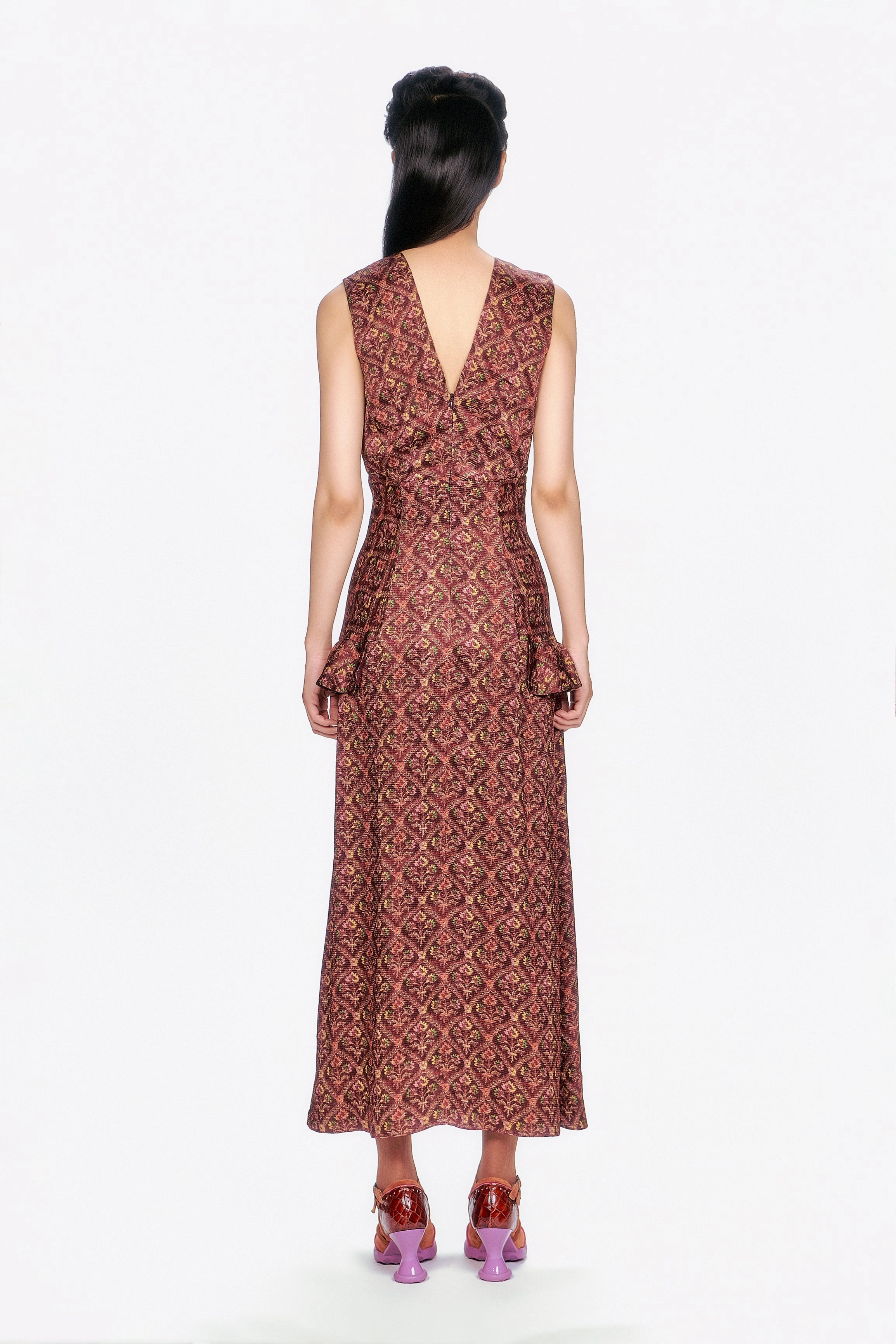Wallpaper Medley Maxi Dress Perfect Shape Classic knee-length dress