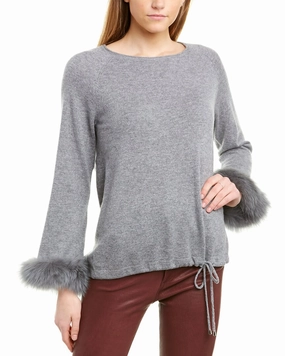 Abrasion Resistant Seams Fashionable Knit InCashmere Cashmere Pullover