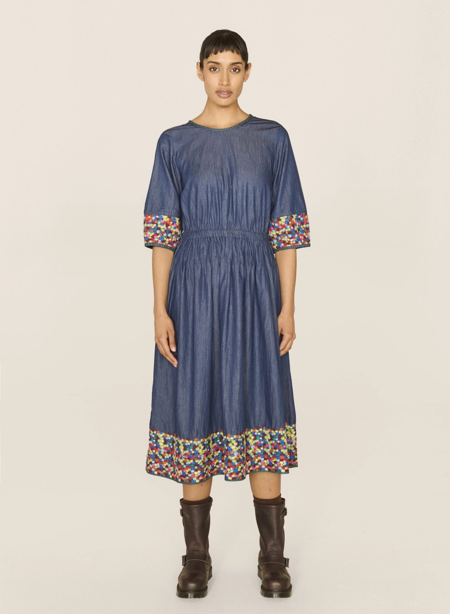 Indigo Garden Dress Night Charm