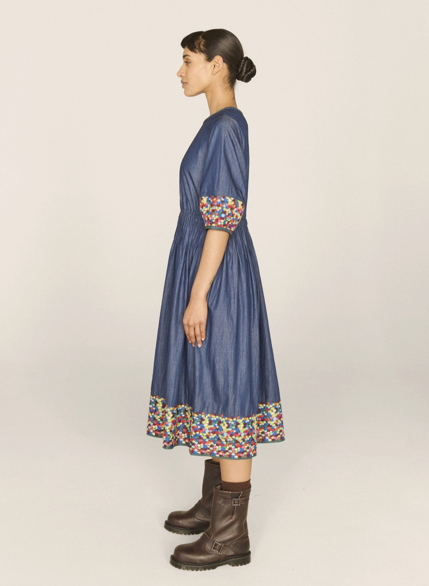Indigo Garden Dress Church Proper