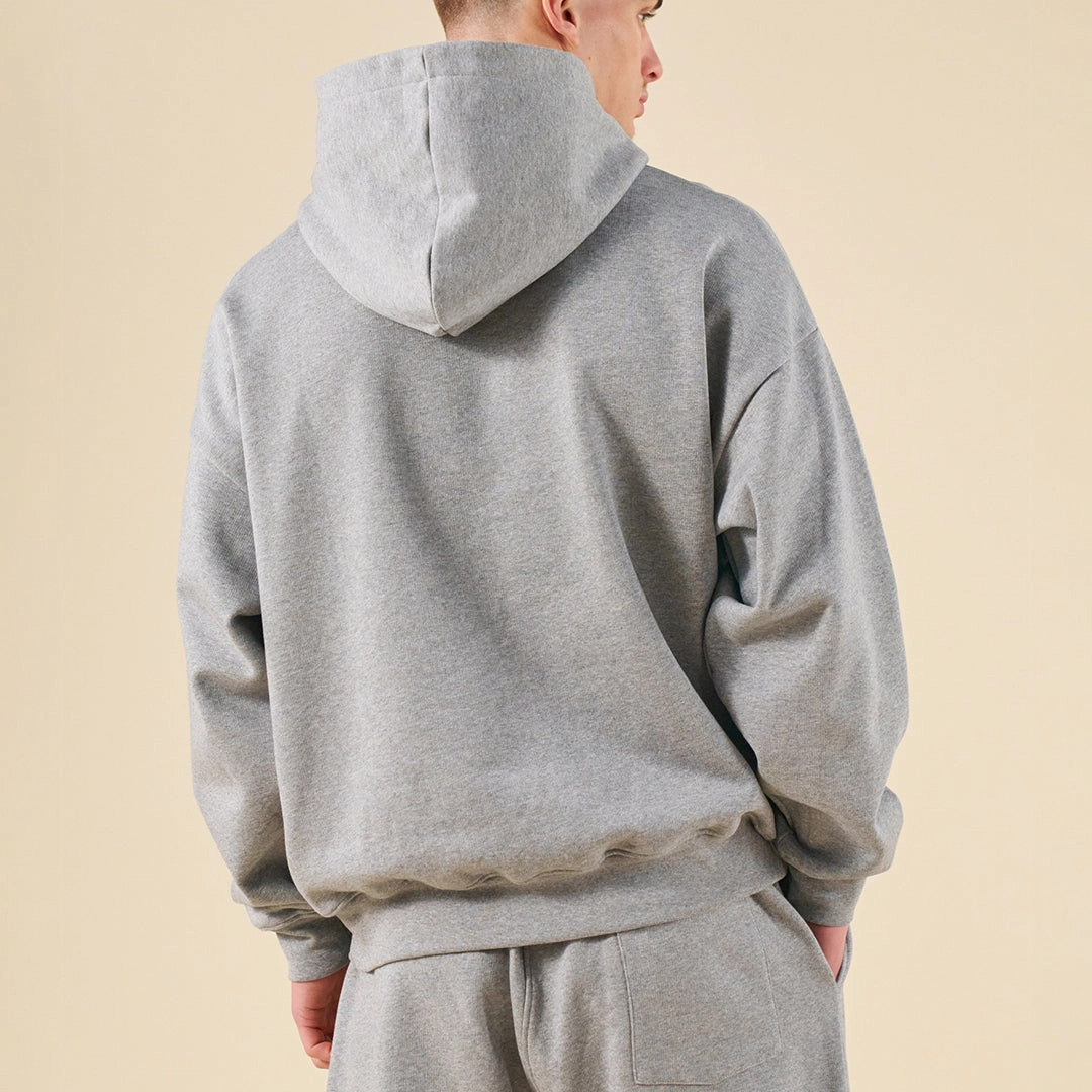 bound Sustain Heavy Hoodie - Heather Grey Trend-Driven Comfort core