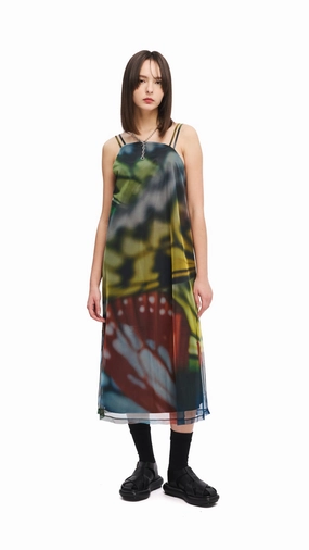 INITIAL X Mika Ninagawa Mesh Dress Casual and Smart