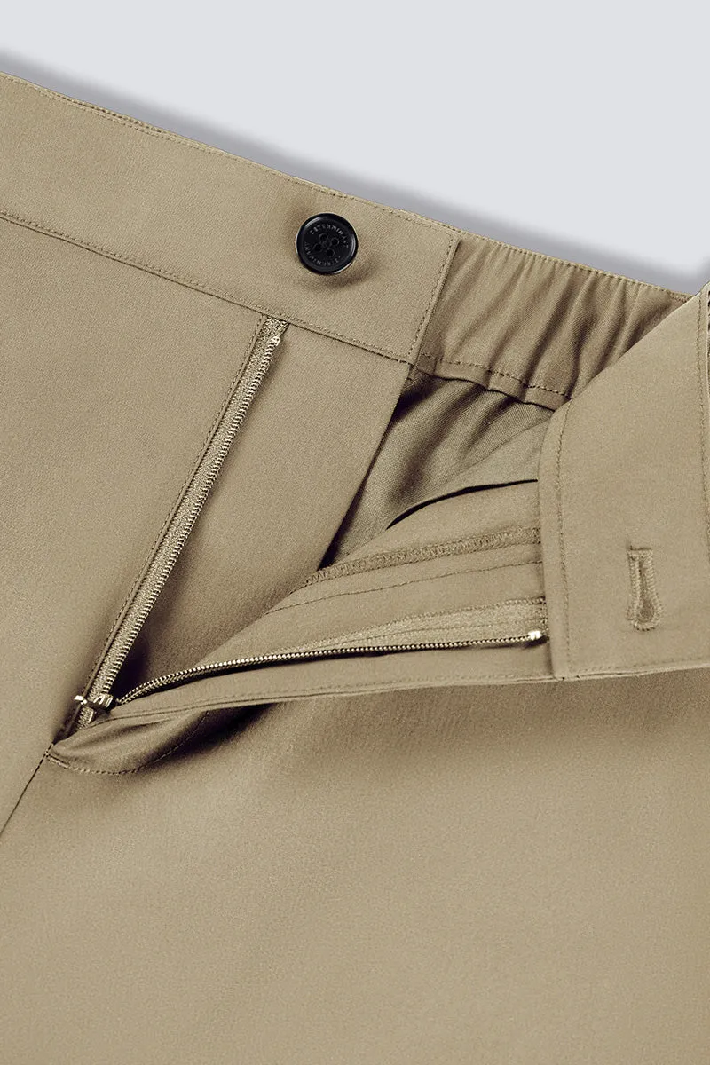 Quick Fit Wear Secure Cuff Design InstantCool Casual Pants | Khaki GYE168