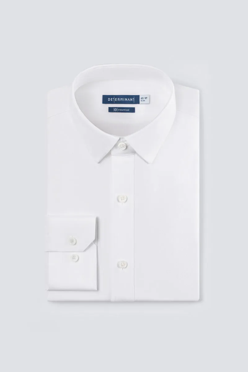 InstantCool Dobby Dress Shirt | White WH001Z Weekend Outing