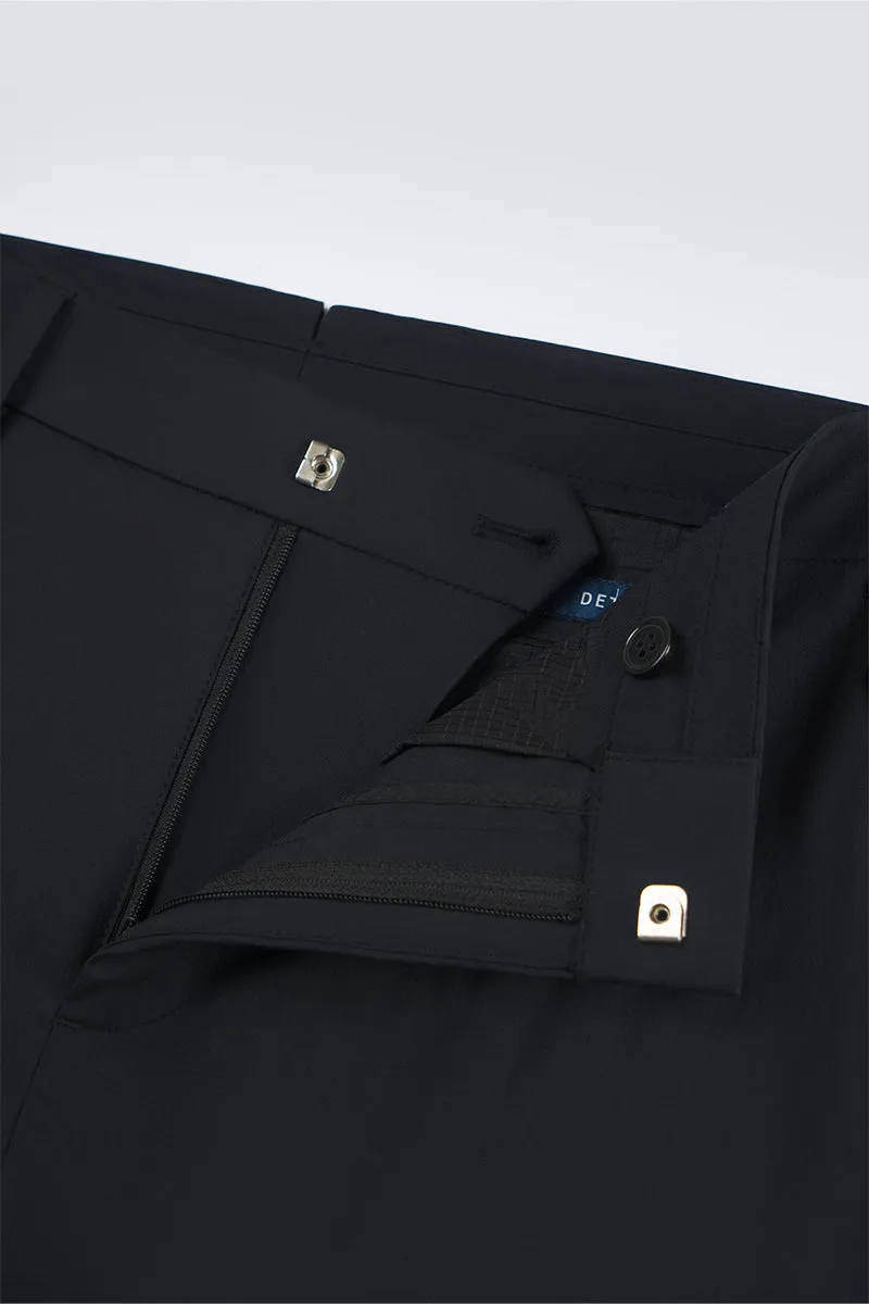 InstantCool Lightweight Smart Pants | Black BKFD01 Wrinkle resistant fabric Minimal Look