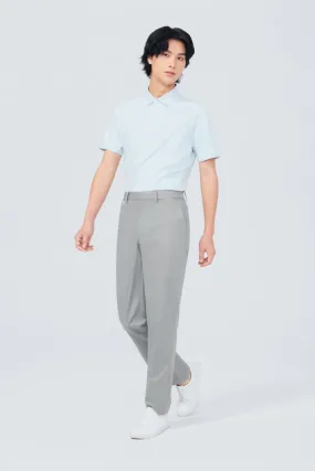 No Ride-Up Slim Design InstantCool Lightweight Twill Smart Pants | Grey GYE103