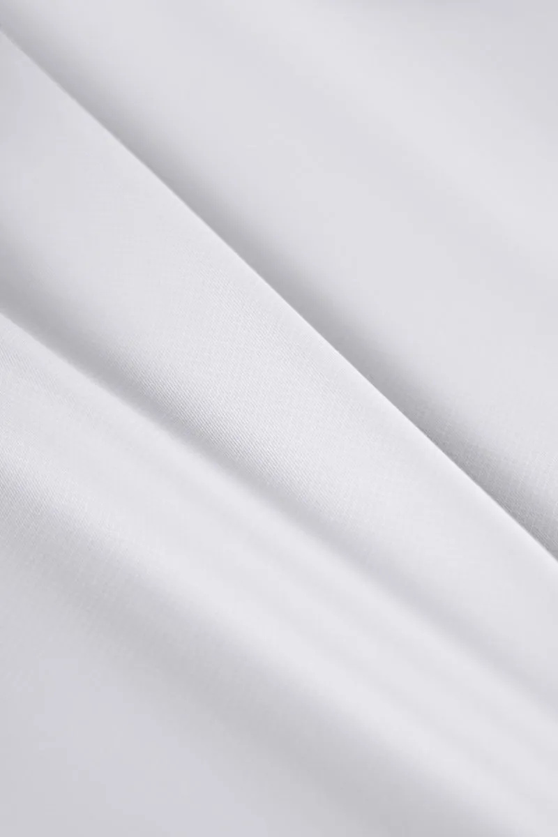 InstantCool Twill Dress Shirt | Pale Grey Semi Plain 19490N Camouflage Print