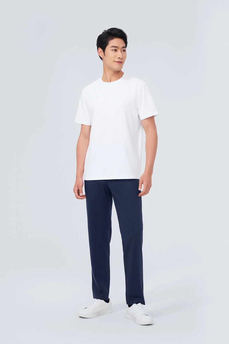 InstantCool Jersey Crew Neck T-Shirt | White WH001Z Effortless Comfort Wear Office Casual