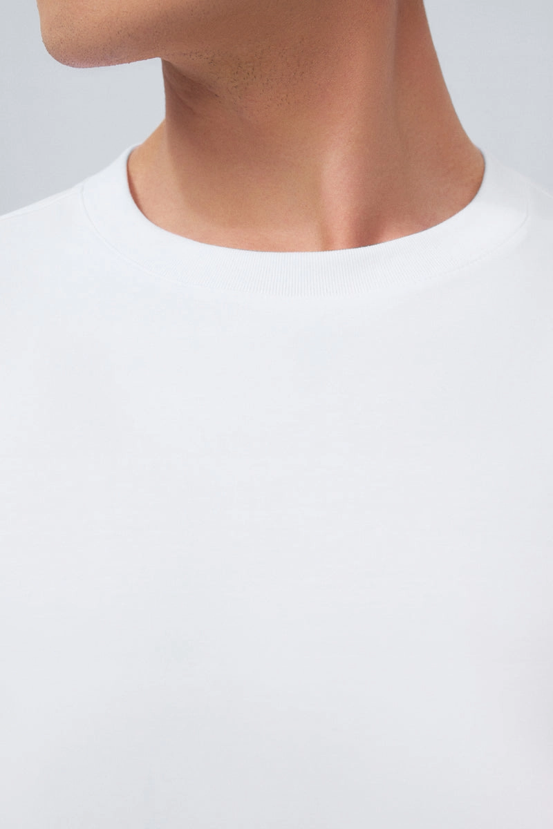 InstantCool Jersey Crew Neck T-Shirt | White WH001Z LowImpactDye