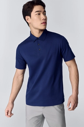 InstantCool Jersey Polo | Indigo PT3932 Moisture Wicking Fabric All-day Comfort