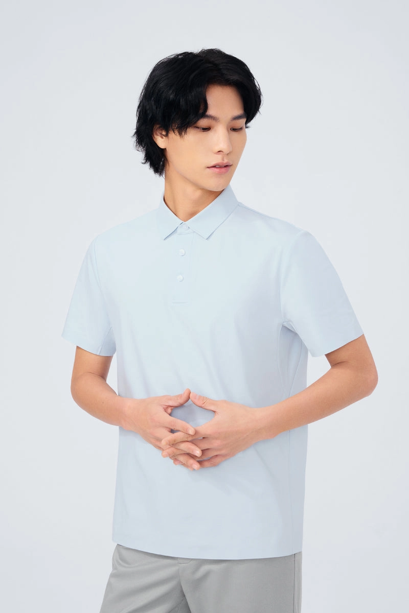 InstantCool Jersey Polo | Light Blue BLE249 Youthful Appeal