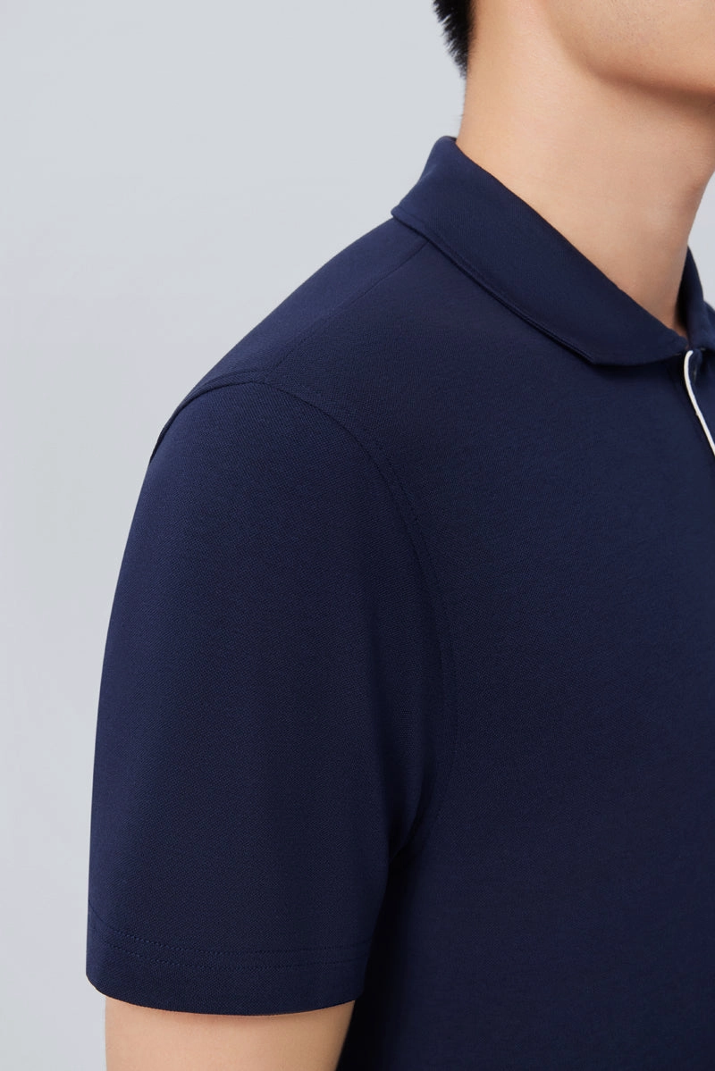 slim fit InstantCool Pique Polo | Navy NNY096