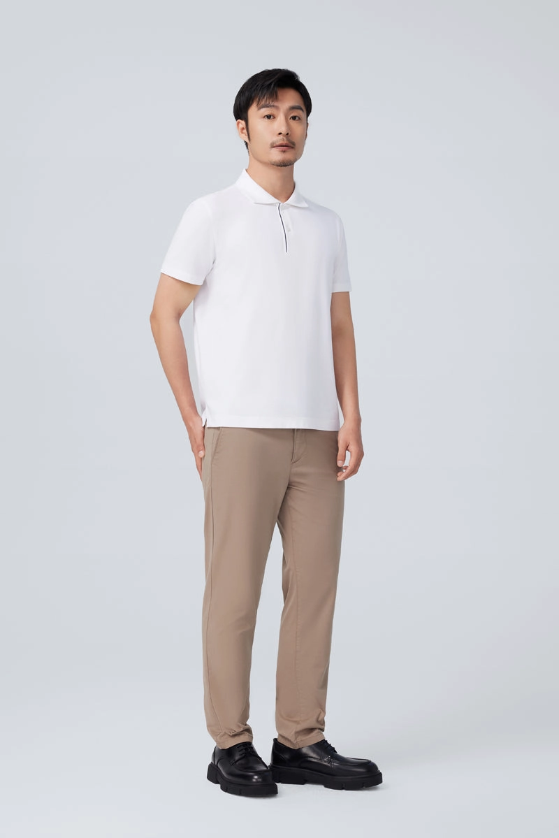 InstantCool Pique Polo | White WH001Z Sophisticated Comfort Casual Wearable
