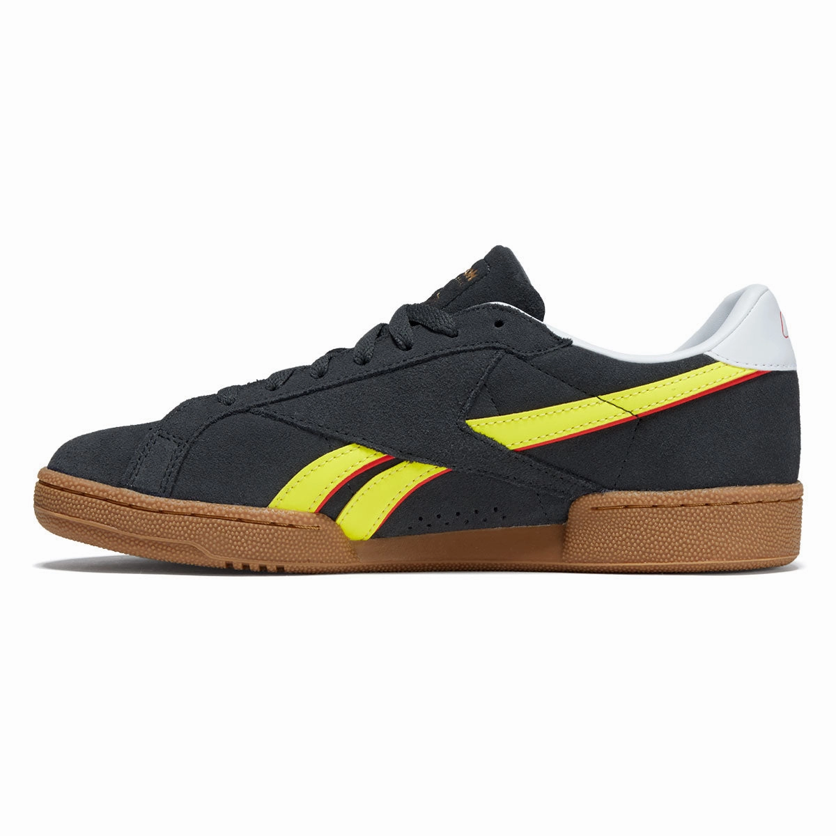 Stable Move City Living Reebok Club C Grounds UK Shoes - Black/Electric Yellow/Gum