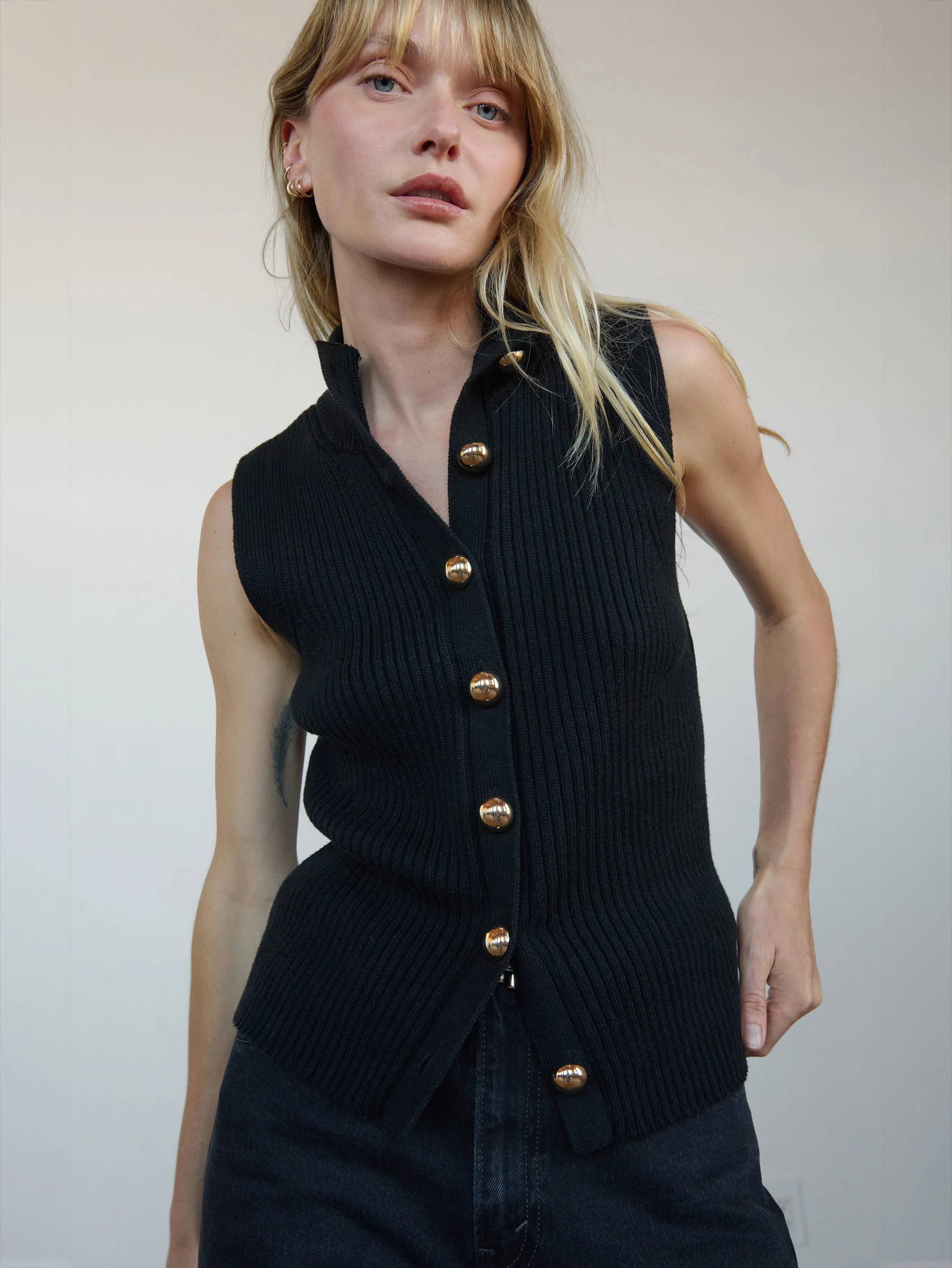 Cozy Knit Touch Cold-Weather Essential Ira Sweater Vest