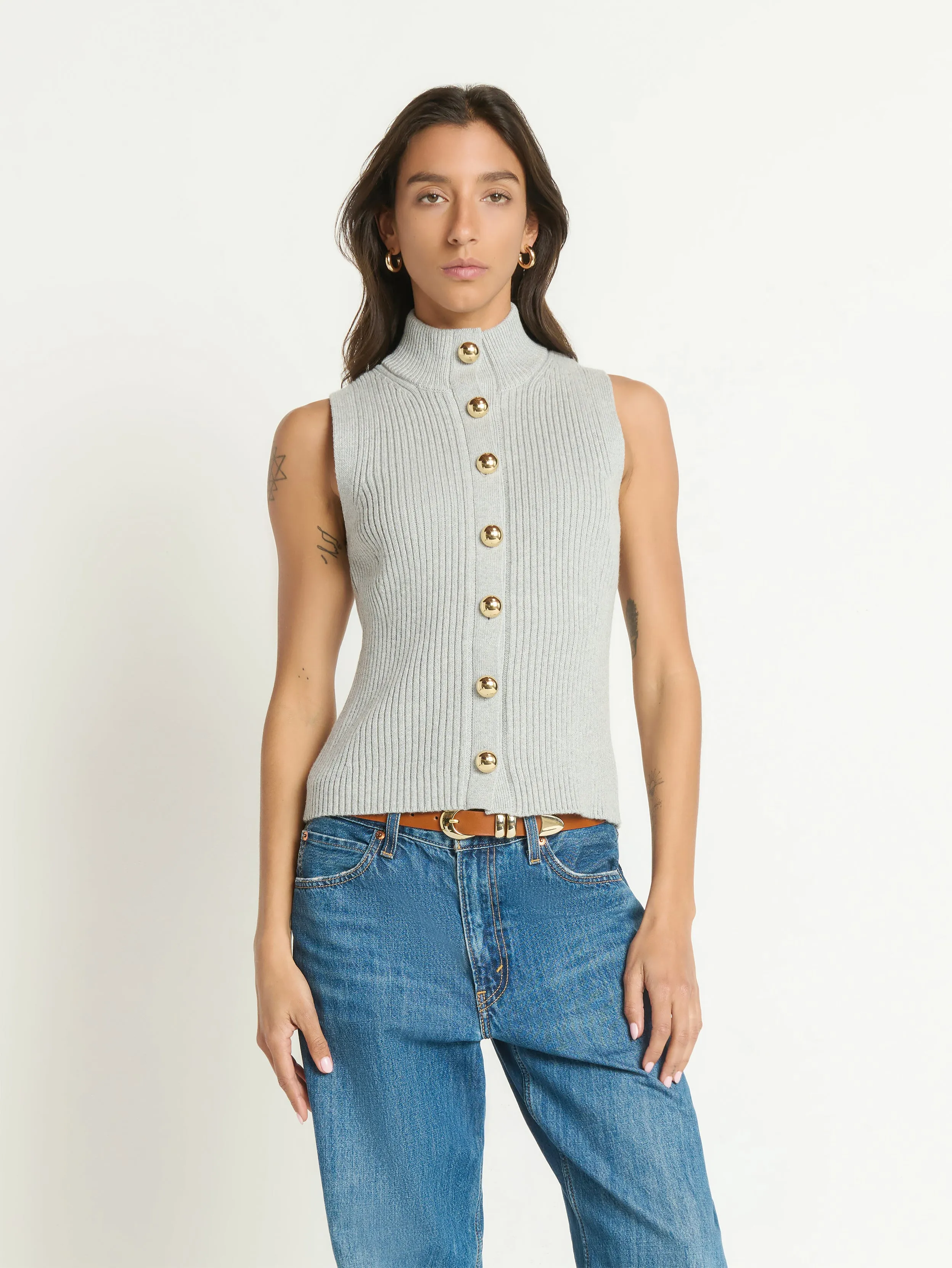 Chilly Comfort Odor Resistant Knitwear Ira Sweater Vest