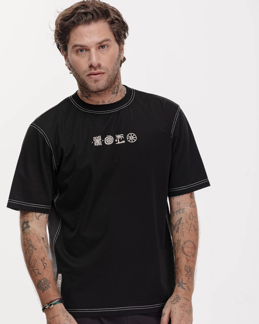hiking clothes Comfortable Wear It's Out There Trail T-Shirt?- Washed Black