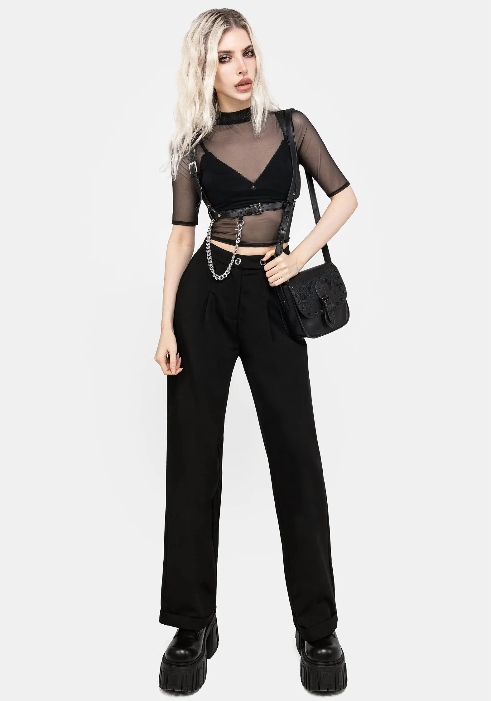 Jinx Mesh Short Sleeve Top VentedBack