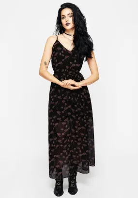 Judas Maxi Dress with Waist Tie Travel-Pack Family Glow