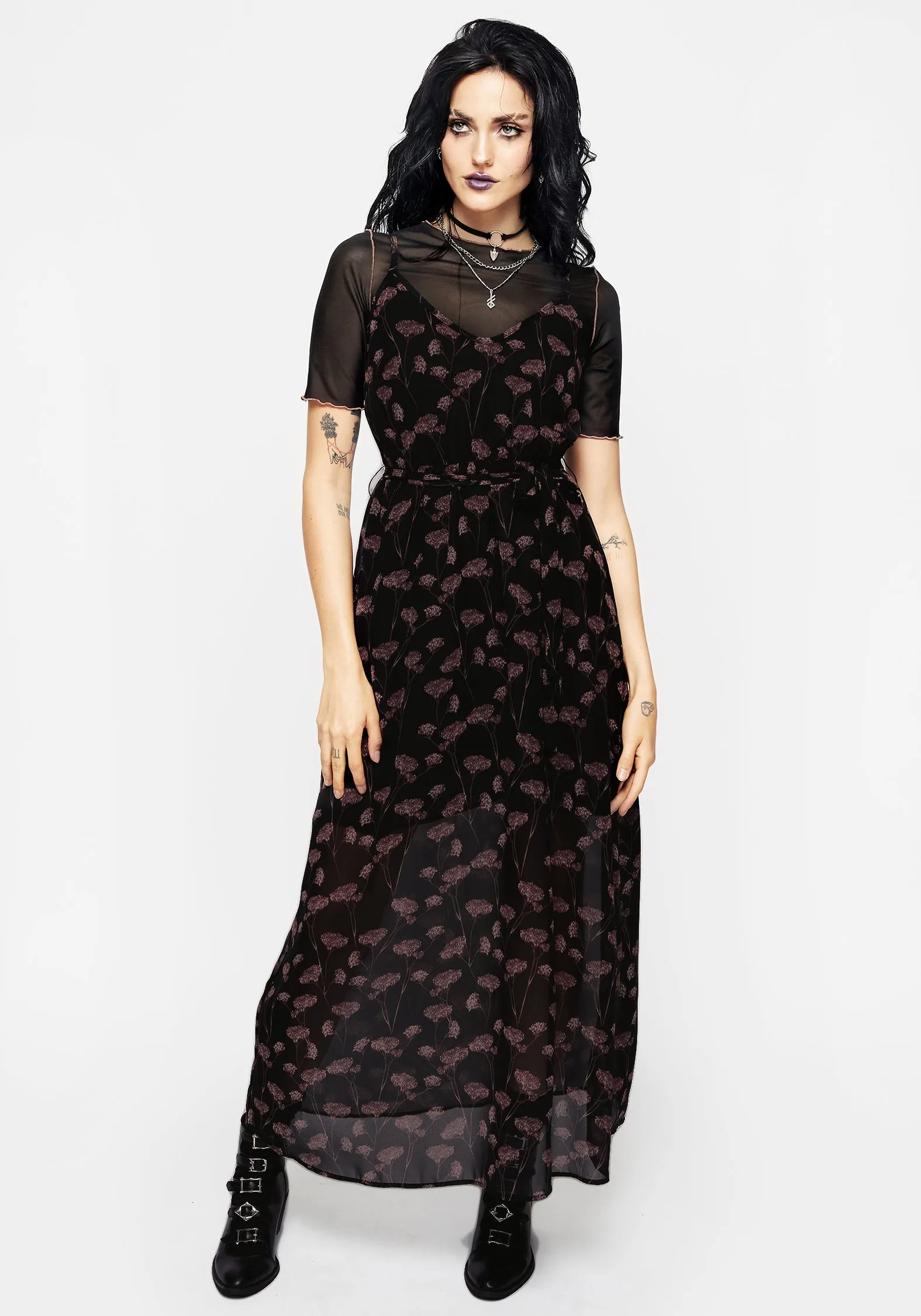 everyday elegance Judas Maxi Dress with Waist Tie