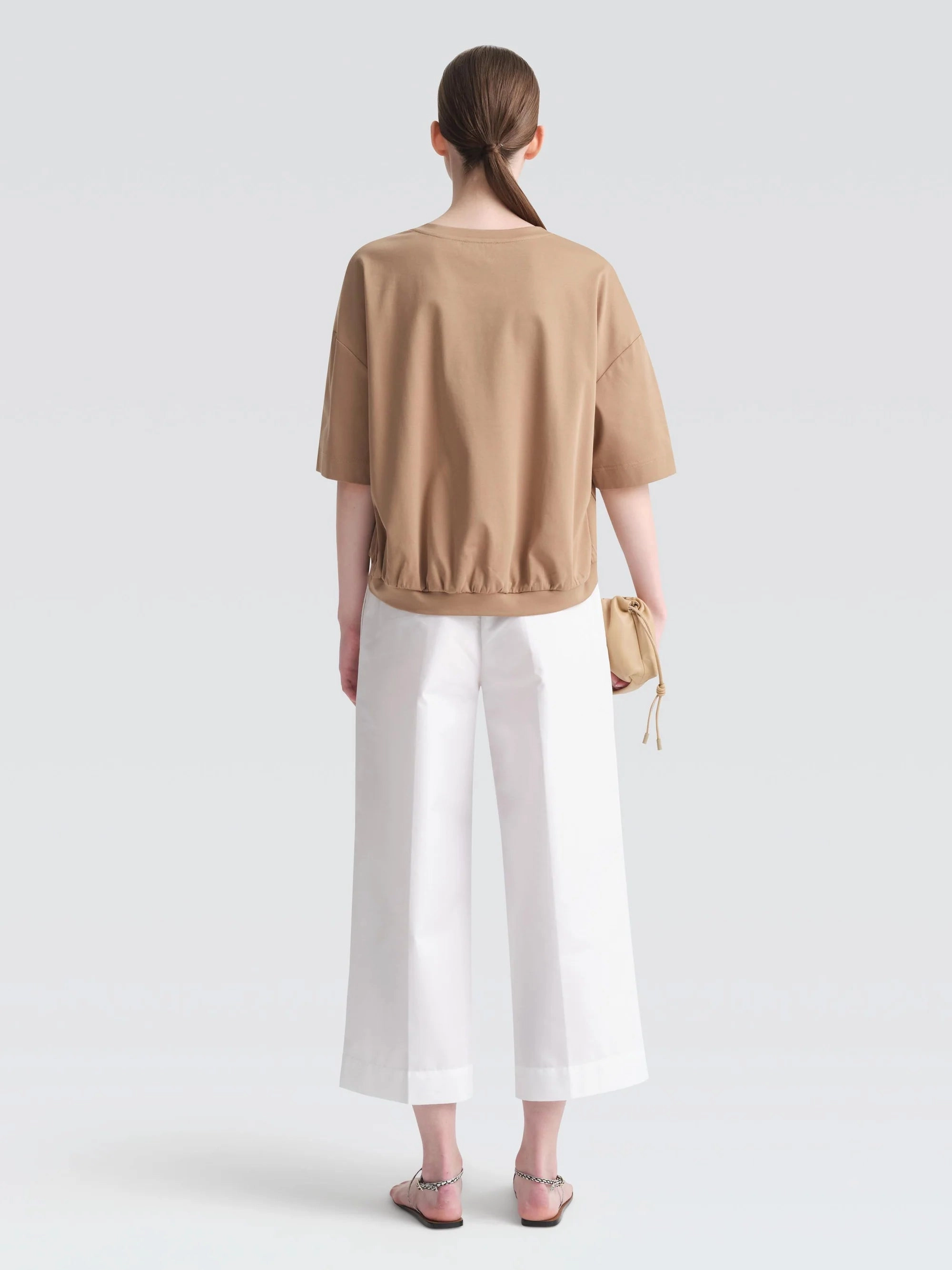 Julia Cotton Jersey Short Sleeve T-Shirt Soft touch finish