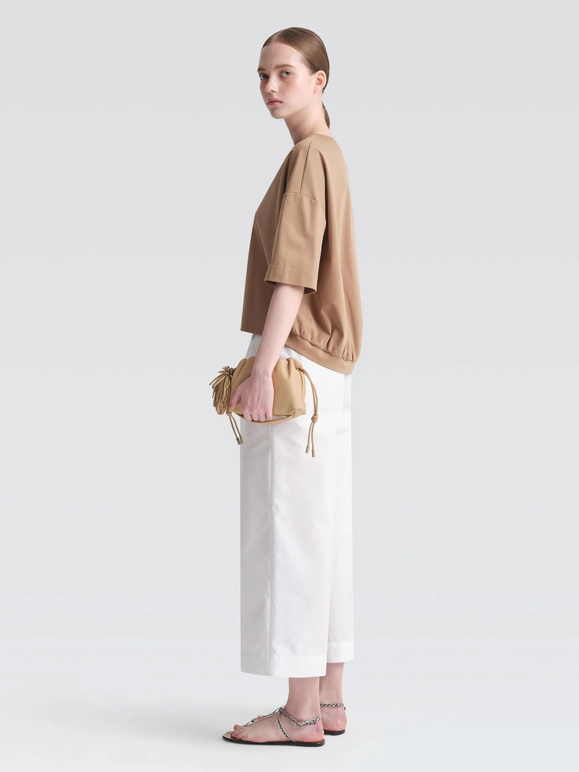 Weekend Essential Julia Cotton Jersey Short Sleeve T-Shirt