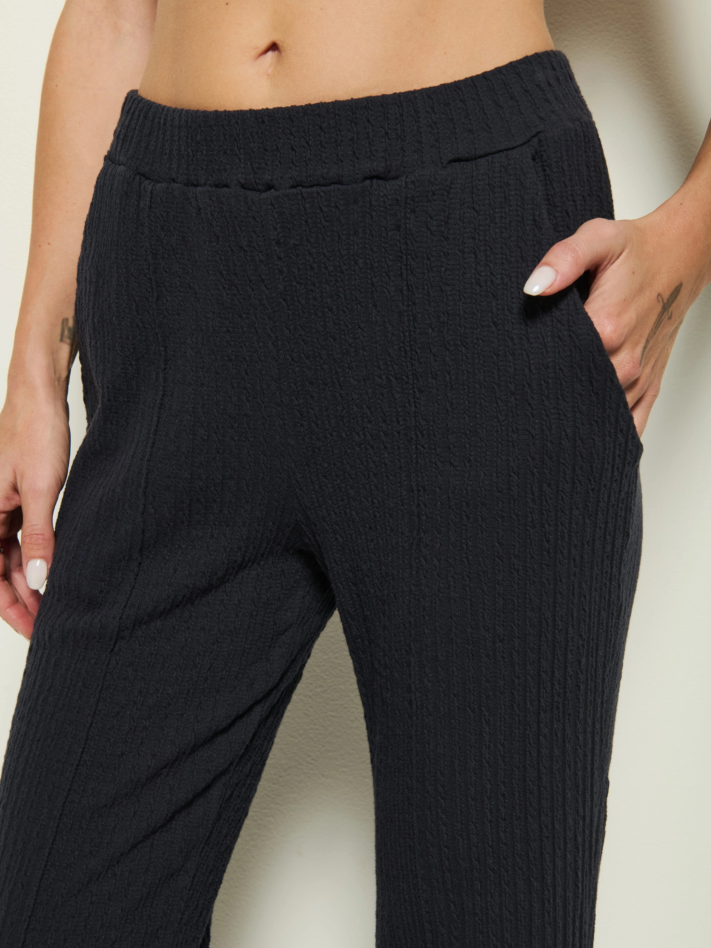 Justine Knit Pant StretchWaistband Everyday Style