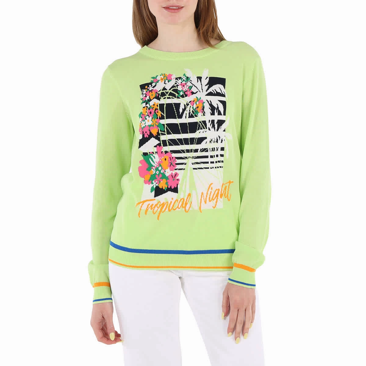 Jwon Tropical Pullover in Green Layered Thermal Core Anti Static Finish