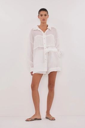 KAI WHITE RAMIE SHORT Sleek Design Functional Wear