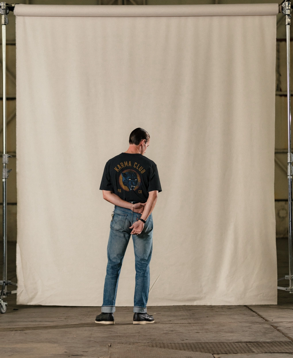 Karma Club 2.0 T-Shirt - Heavy Washed Black TaglessDesign