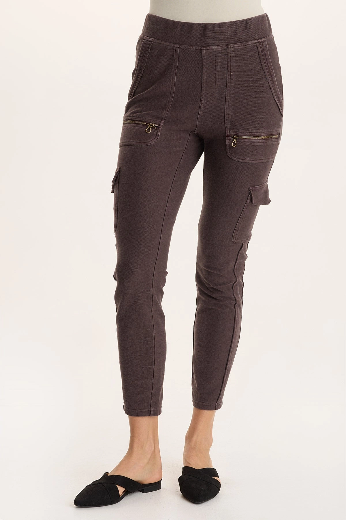 Keelie Twill Knit Elevated Pocket Legging Studio Practice Luxury Choice Winter Sports Shape Retain