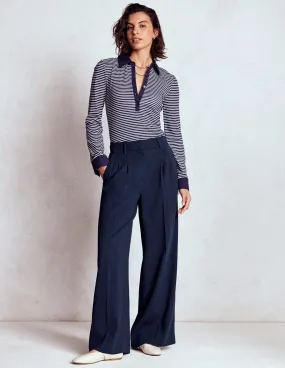 Everyday Ease Perfectly Fit Kensington Tailored Trousers-Navy