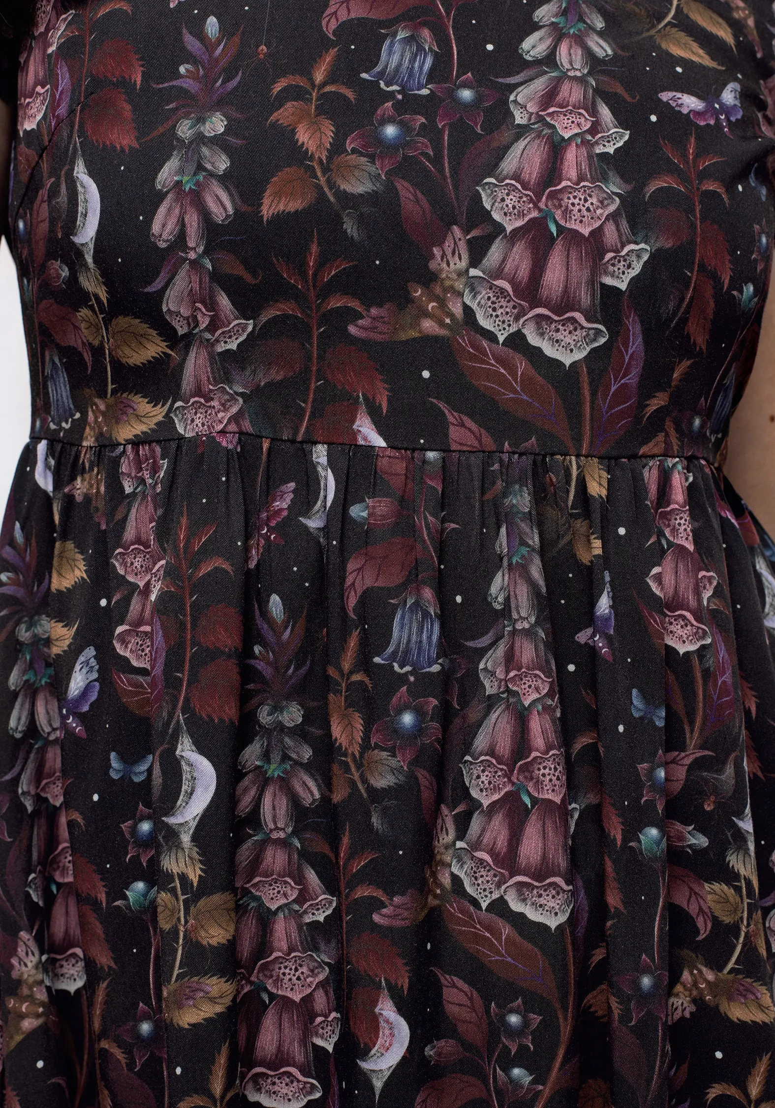 Foxglove Mini Skater Dress Fall Style Spring-Season