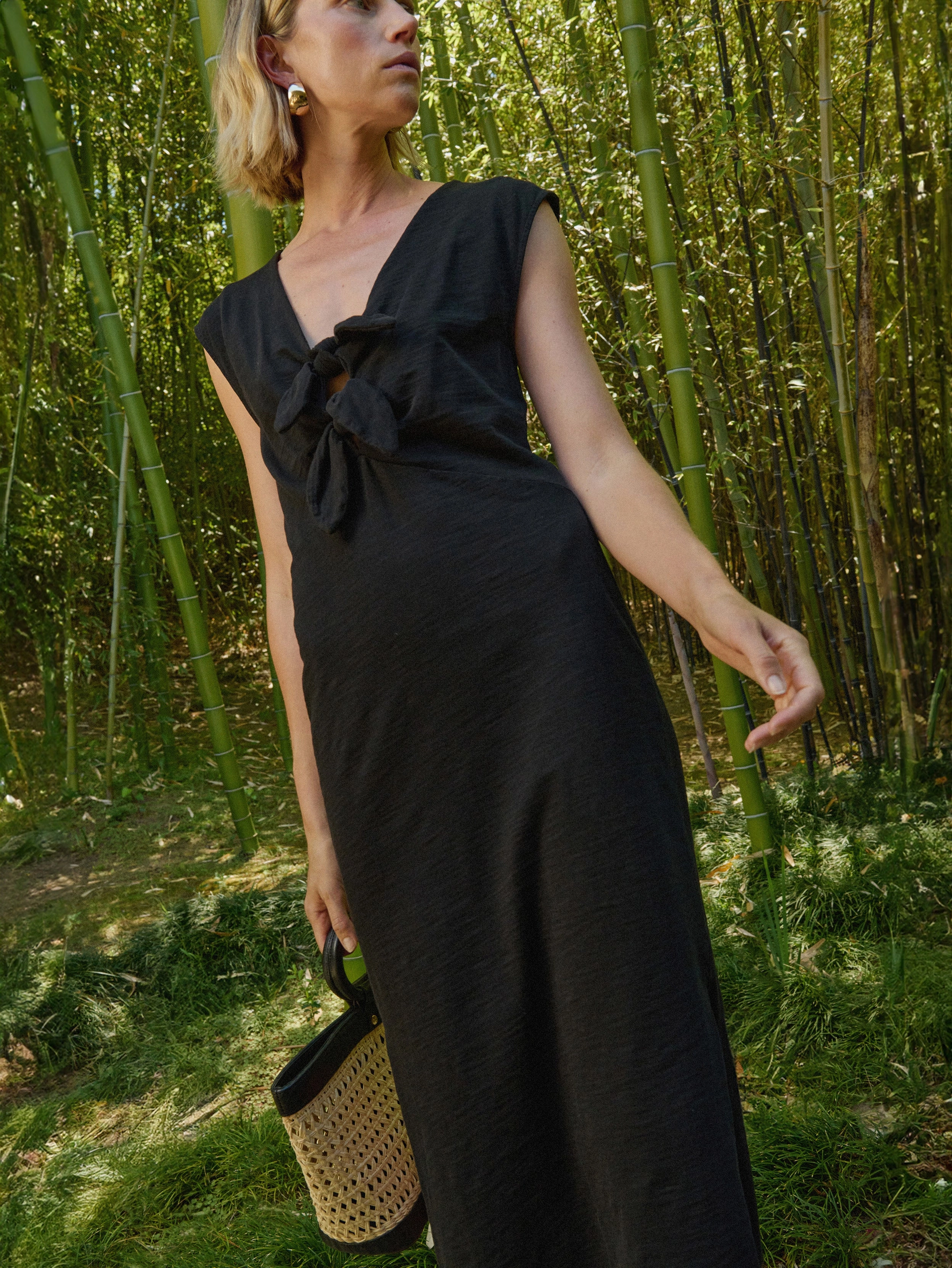 Kalee Column Midi Versatile dress for layering