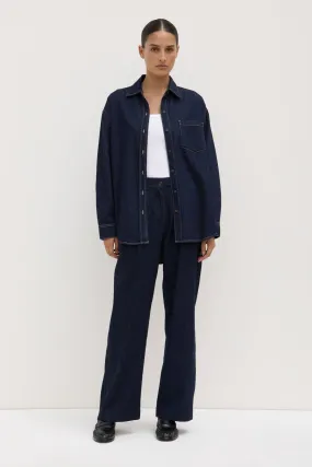 Reinforced Buttonholes Earthy Hue Kiera Recycled Denim Shirt