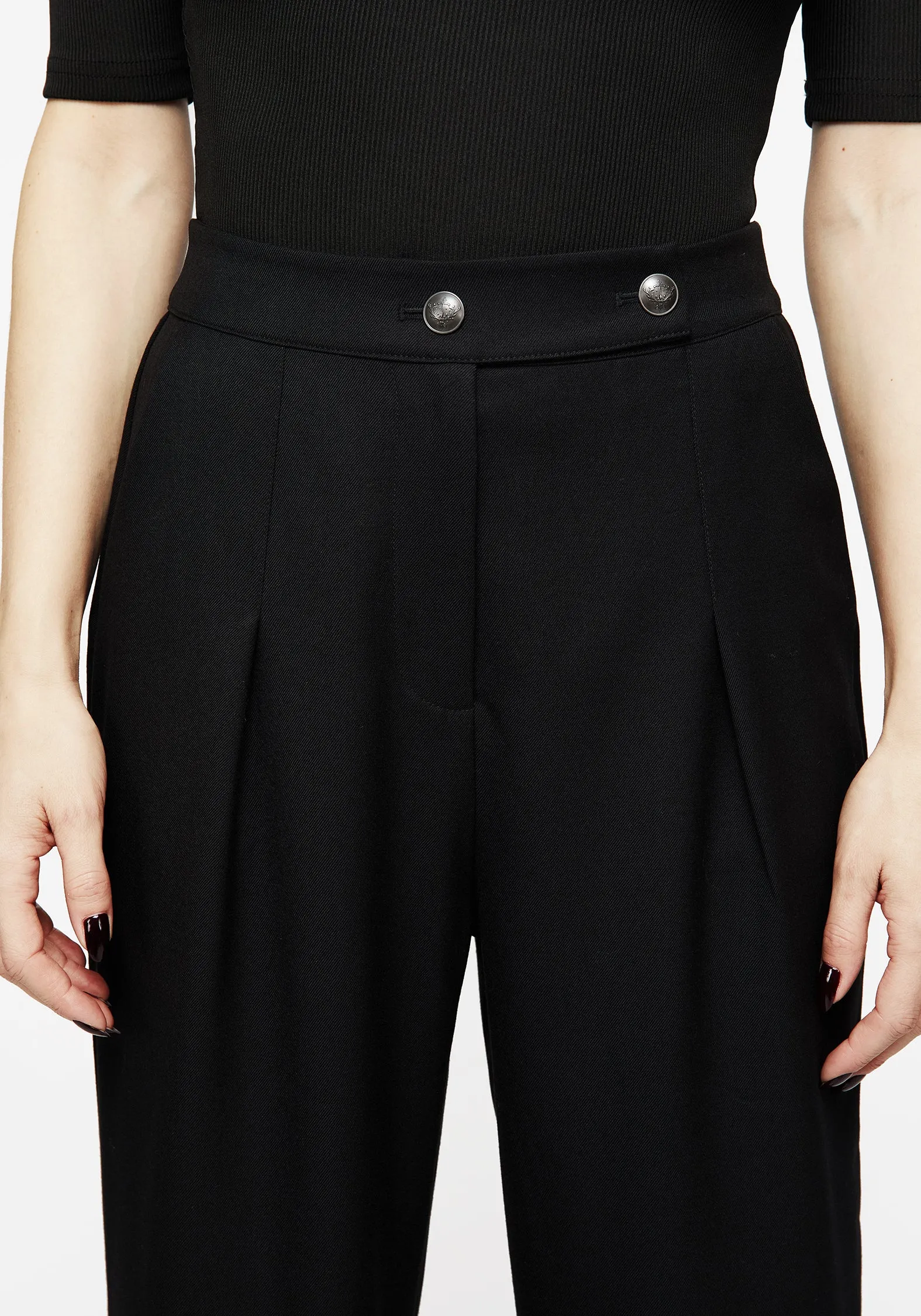 Kira Tailored Culotte Trousers On The Go Minimal Look