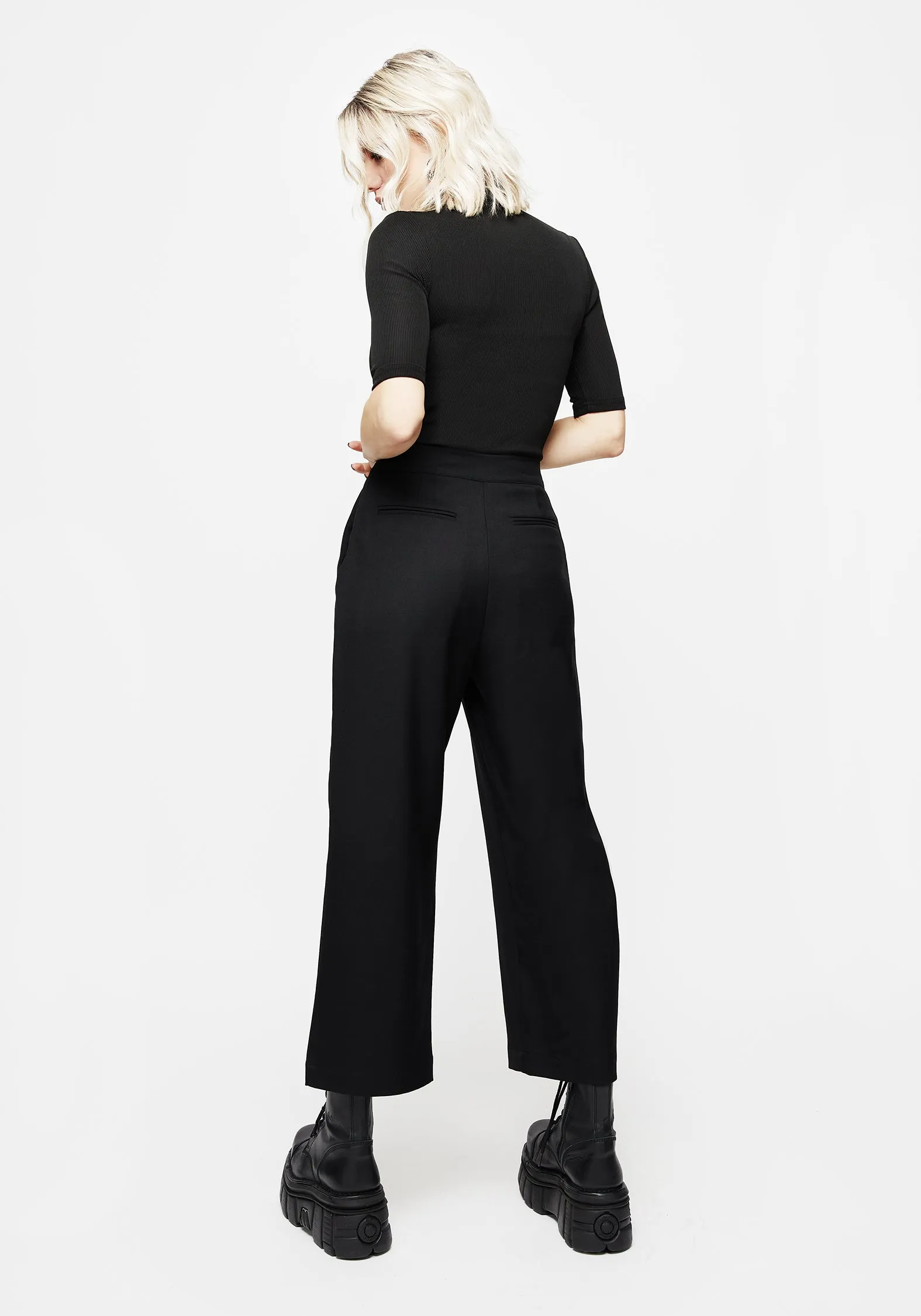 Kira Tailored Culotte Trousers Relaxed Comfort Look