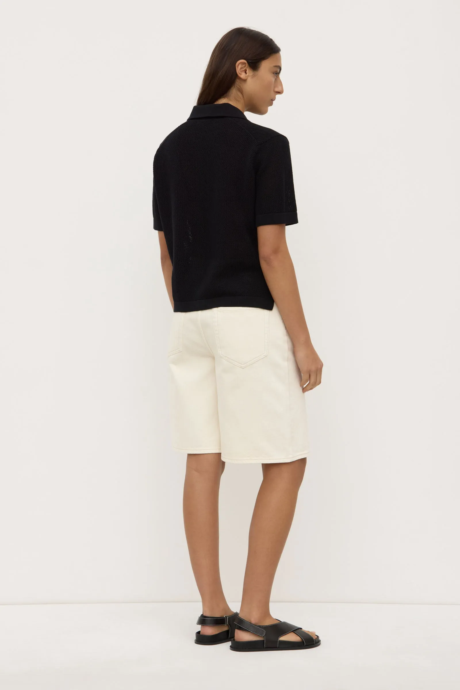 Matte Look Kismet Knit Short Sleeve Shirt
